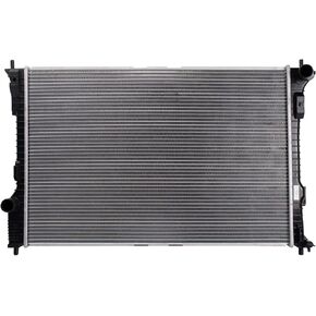 TRQ Radiator Assembly Aluminum Core Compatible with 11-17 BMW X3 15-18 X4 CU13445