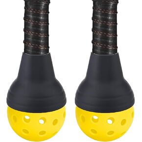مسترد كرة Pickleball، منتقي كرة Pickleball من السيليكون على مجاذيف كرة Pickleball، ملحق سهل لالتقاط كرات Pickleball دون الانحناء، يناسب أي مجاذيف كرة Pickleball