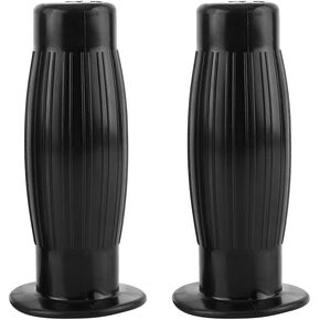VGEBY Motorcycle 7/8" Rubber Handlebar Grips Coke Bottle (Color : Black) 7/8 Motorcycle Grips 1 Motorcycle Grips