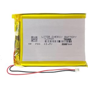3.7V 705068 3500mAh Lithium Polymer ion Battery Rechargeable Polymer Battery Pack for RG35XX with JST 1.25m Connector