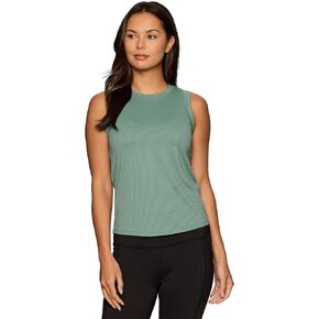 RBX Active Women's Workout Top Bubble Mesh Quick Drying Performance Training Gym Crewneck Tank Top for Women