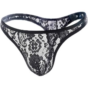 Translucent Lace G-String Thongs - Sexy and Seductive Men's Underwear