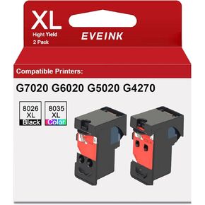 استخدام رأس الطباعة BH-20 CH-20 لخراطيش حبر Canon PIXMA G7020 G6020 G5020 G4270 G3260 G3262 G3270 G2260 G1230 G1220 All-in-One MegaTank 8026 8035 8026XL 8035XL مجموعة كومبو in Kuwait