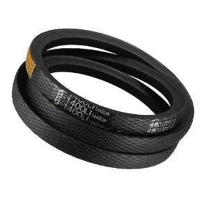 B-1400 Rubber V-Belts - [1400 mm Inner Girth] Wrapped B Section Industrial Power Drive Belt for Transmission Use, 16mm Width 11mm Thick
