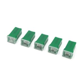 uxcell Mini 40 Amp PAL Fuse Female Plug-in Auto Link Block Fuses, Green, 5 Pieces