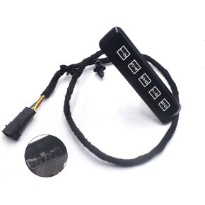 FDDL001 Keyless Entry Keypad Driver Side Left Compatible with Ford F150 2015-2020 F250 Super Duty F350 Super Duty 2017-2020 OE #FL3Z-14A626-AD 601-046 FL3T-14A626-ANW