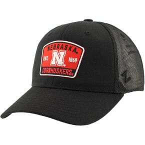 ZHATS Standard NCAA Officially Licensed Snapback Hat Big Rig Patch Black Switchback