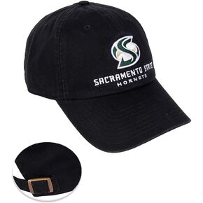 Desert Cactus Sacramento State Baseball Hat University California Hornets Sac Brimmed Embroirderd Hats Cap Adjustable Cloth Strap Adult (Style C) Black