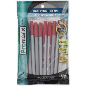 أقلام كروية من بروماركس TC، ​​نقطة متوسطة، حبر أسود، 10 قطع (BP48-KR1P10-48) in Kuwait