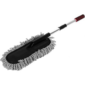 Microfiber Car Duster Cleaning and Car Dash Brush Supplies, ZTB Window Duster Extendable Retractable Dust Wax Washable Drag
