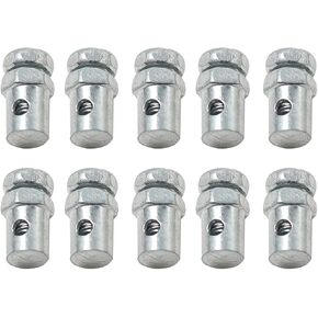 1/8" Universal Throttle Brake Cable End Stop Lock Clamps for Go Kart Bicycle Motorcycle Scooter Motorized Bike lawn mower 10 PCS