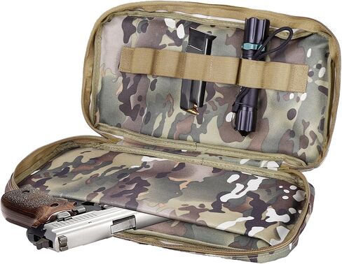 Tactical Single Pistol Case Range Bag Handgun Bag 1000D Nylon in Saudi Arabia