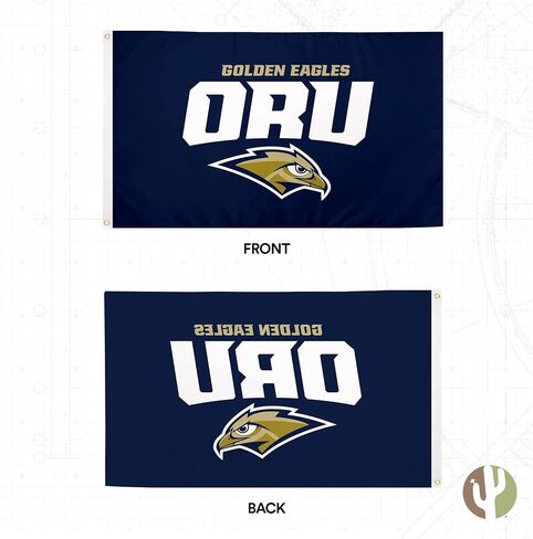 Desert Cactus Oral Roberts University Flag ORU Golden Eagles Flag Banners 100% Polyester Indoor Outdoor 3x5 feet Flags (Style 1) in Saudi Arabia