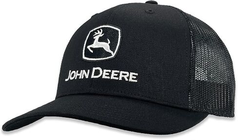John Deere Baseball Cap Trucker Hat 13083345Bk Current Baseball Cap Trucker Hat Trademark Embroidery BKWH Black in Saudi Arabia