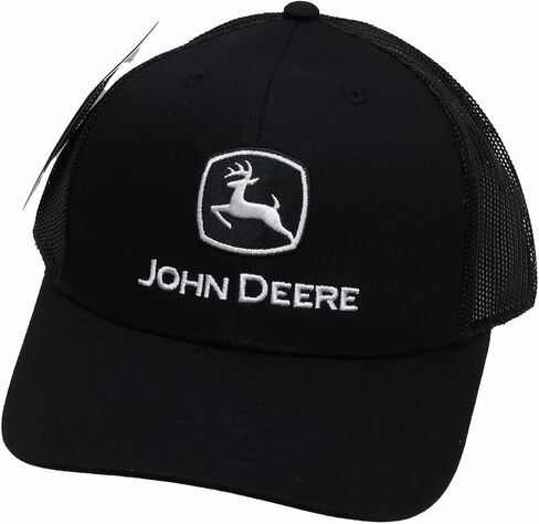 John Deere Baseball Cap Trucker Hat 13083345Bk Current Baseball Cap Trucker Hat Trademark Embroidery BKWH Black in Saudi Arabia