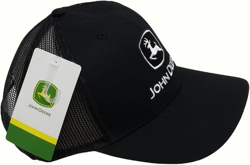 John Deere Baseball Cap Trucker Hat 13083345Bk Current Baseball Cap Trucker Hat Trademark Embroidery BKWH Black in Saudi Arabia