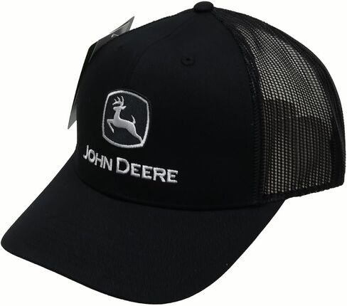John Deere Baseball Cap Trucker Hat 13083345Bk Current Baseball Cap Trucker Hat Trademark Embroidery BKWH Black in Saudi Arabia