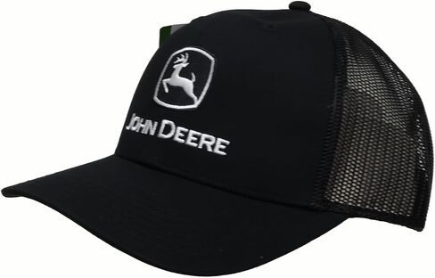 John Deere Baseball Cap Trucker Hat 13083345Bk Current Baseball Cap Trucker Hat Trademark Embroidery BKWH Black in Saudi Arabia
