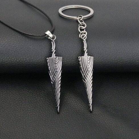 Pure Nail Sword Keychain Bone Nail Necklace Exquisite Pendant Hollow Knight Keyring Cosplay in Saudi Arabia