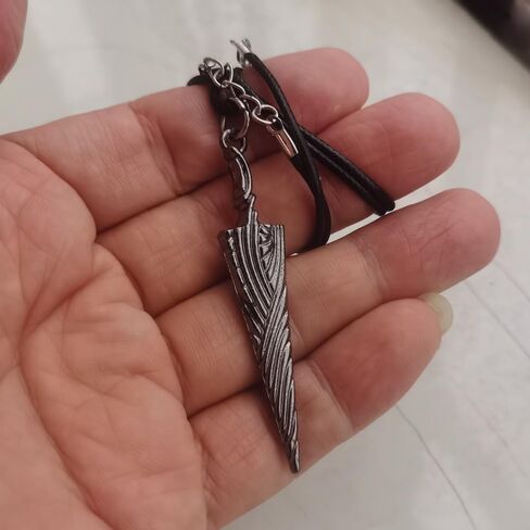Pure Nail Sword Keychain Bone Nail Necklace Exquisite Pendant Hollow Knight Keyring Cosplay in Saudi Arabia