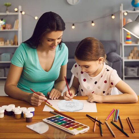 قالب راتنج كوستر روز، قوالب كوستر سيليكون للأم من راتنجات الإيبوكسي، قوالب صب راتنج كوستر لامعة مقاس 6 بوصات لهدايا عيد الأم، ديكور المنزل in Kuwait