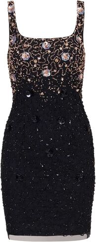 Adrianna Papell Women's Petite Beaded Tank Dress in Saudi Arabia
