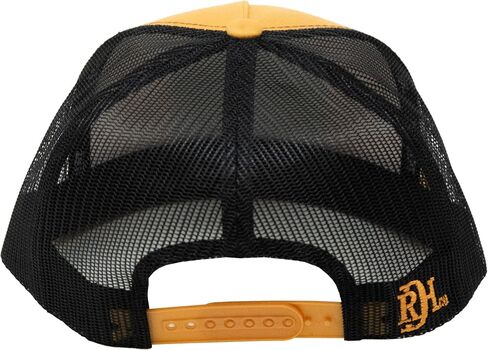 Red Dirt Hat Company Anderson Bean Adjustable Snapback Hat (US, Alpha, One Size, Gold/Black) in Saudi Arabia