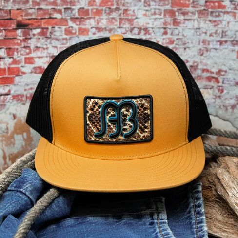 Red Dirt Hat Company Anderson Bean Adjustable Snapback Hat (US, Alpha, One Size, Gold/Black) in Saudi Arabia