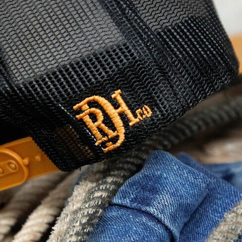 Red Dirt Hat Company Anderson Bean Adjustable Snapback Hat (US, Alpha, One Size, Gold/Black) in Saudi Arabia