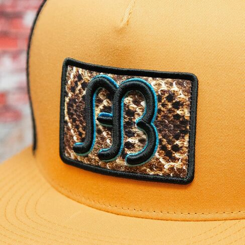 Red Dirt Hat Company Anderson Bean Adjustable Snapback Hat (US, Alpha, One Size, Gold/Black) in Saudi Arabia