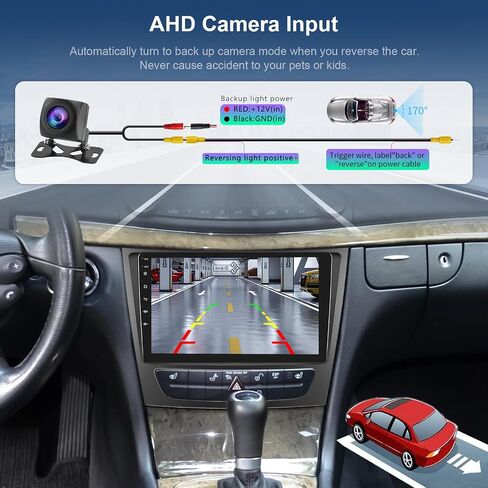 Hodozzy Android Car Stereo for Mercedes-Benz E-Class W211/CLS-class 2005-2008 with Wireless Carplay Android Auto, 32G 9 inch Touch Screen Car Radio GPS Bluetooth WiFi, FM RDS Radio, Backup Camera in Saudi Arabia