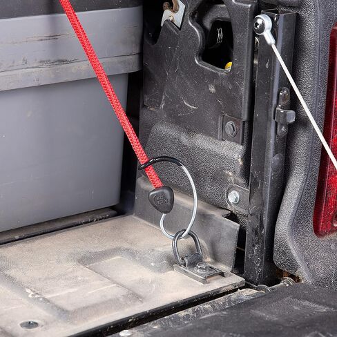 Nite Ize, Inc. BHL24-10-R3 Nite IZE HookLock، سلك بنجي بخطاف قفل فولاذي ممتاز، 24 بوصة، أحمر in Saudi Arabia