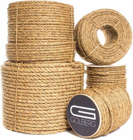 Golberg Natural Fiber Tan Manila Rope - (1/2 Inch x 10 Feet) in Saudi Arabia