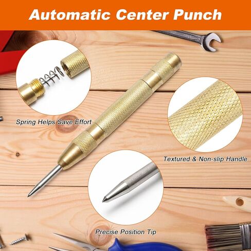 مجموعة لقم مثقاب مكونة من 5+1 قطعة، لقم خطوة فولاذية عالية السرعة مع ثقب مركزي تلقائي/علبة من الألومنيوم، مجموعة لقم ثقب مخروطية من التيتانيوم مقاس 50 لثقوب الحفر in Kuwait