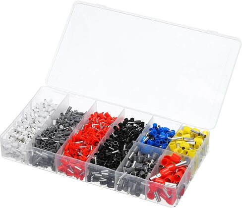 MECCANIXITY 1800Pcs Wire End Ferrules for Electrical Wire Connectors Home Repair Ferrule Crimping Tool Kit in Saudi Arabia