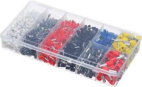 MECCANIXITY 1800Pcs Wire End Ferrules for Electrical Wire Connectors Home Repair Ferrule Crimping Tool Kit in Saudi Arabia