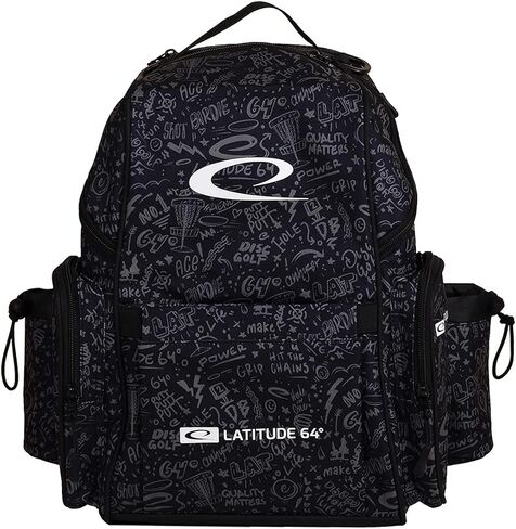 Latitude 64 Swift Disc Golf Backpack | Frisbee Disc Golf Bag with 15+ Disc Capacity | Introductory Disc Golf Backpack | Lightweight and Durable in Saudi Arabia