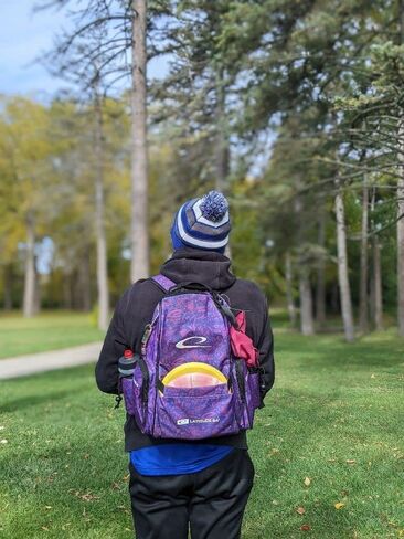 Latitude 64 Swift Disc Golf Backpack | Frisbee Disc Golf Bag with 15+ Disc Capacity | Introductory Disc Golf Backpack | Lightweight and Durable in Saudi Arabia