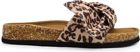 HOMEHOT Womens Cork Footbed Slides Sandals with Arch Support Casual Flat Slippers in Saudi Arabia