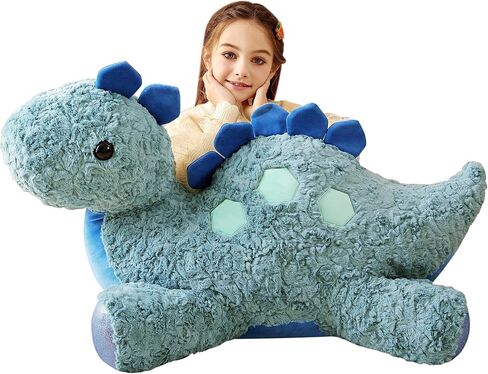 Giant Stegosaurus Stuffed Animal Plush Soft Toy,30" Large Dinosaur Toys Jumbo Cute Big Size Huge Plushy Fat Plushie,Birthday Gifts for Kid in Saudi Arabia