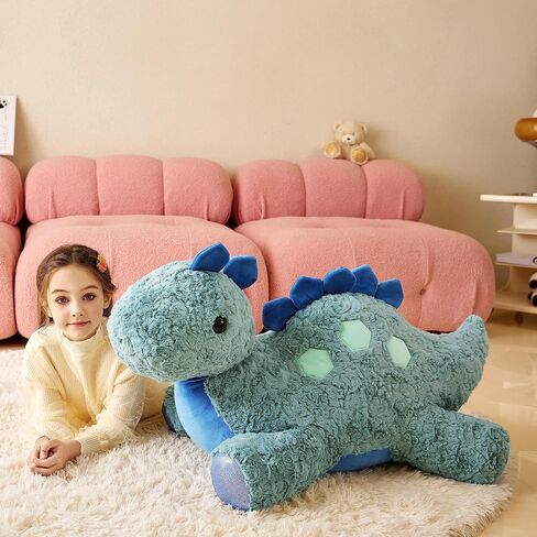 Giant Stegosaurus Stuffed Animal Plush Soft Toy,30" Large Dinosaur Toys Jumbo Cute Big Size Huge Plushy Fat Plushie,Birthday Gifts for Kid in Saudi Arabia
