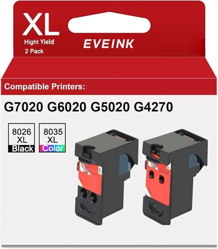 استخدام رأس الطباعة BH-20 CH-20 لخراطيش حبر Canon PIXMA G7020 G6020 G5020 G4270 G3260 G3262 G3270 G2260 G1230 G1220 All-in-One MegaTank 8026 8035 8026XL 8035XL مجموعة كومبو in Kuwait