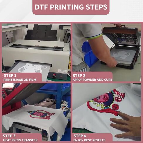 LOTSA. STYLE Premium PRO DTF Ink Refill for Inkjet Printers Heat Transfer Film Printing, Large and Wide Format Commercial Edition (1000ml, Black) in Saudi Arabia