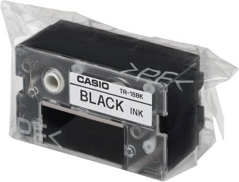 Casio disc title printer ink ribbon TR-18BK-3P Black 3 pieces in Saudi Arabia