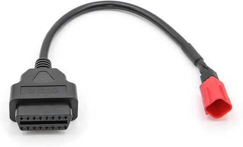 كابل دراجة نارية JUTA Obd لكابل تشخيص محول Honda 6 Pin - 6Pin إلى Obd2 16Pin in Kuwait