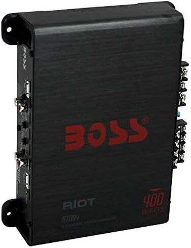 BOSS AUDIO Riot R1100M 1100W Mono Car Amplifier + R1004 4 Channel Audio Amp in Saudi Arabia