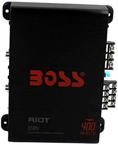 BOSS AUDIO Riot R1100M 1100W Mono Car Amplifier + R1004 4 Channel Audio Amp in Saudi Arabia