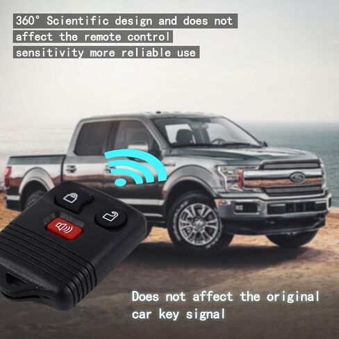 TAIME Keyless Entry Car Key Fob Replacement for Ford, Lincoln, Mercury, Mazda F150 F250 F350 Escape Expedition Explorer Ranger Set of 2 in Saudi Arabia