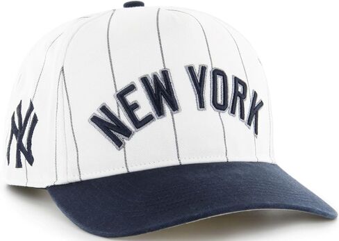 قبعة 47 Hitch MLB New York Yankees ذات رأس مزدوج مقلمة - أبيض، أبيض، مقاس واحد in Saudi Arabia
