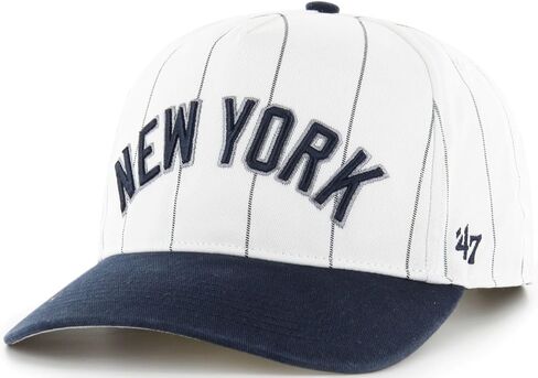 قبعة 47 Hitch MLB New York Yankees ذات رأس مزدوج مقلمة - أبيض، أبيض، مقاس واحد in Saudi Arabia